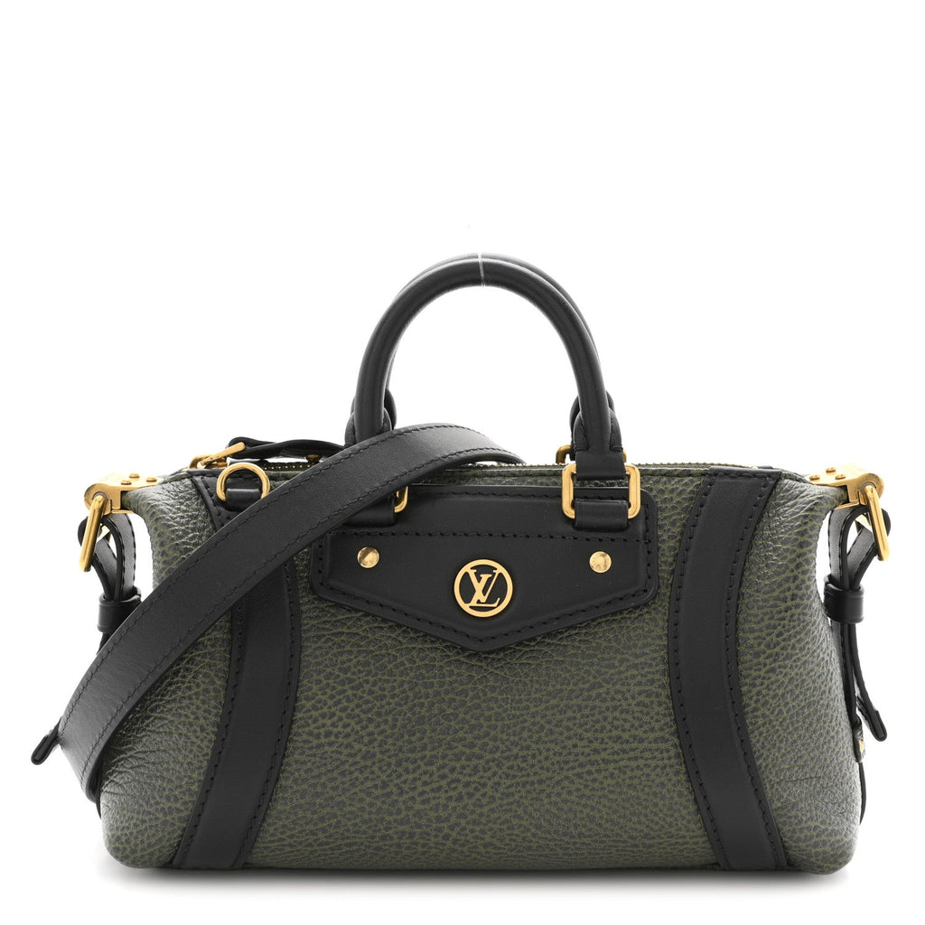 Louis Vuitton Lambskin Nano Biker Khaki