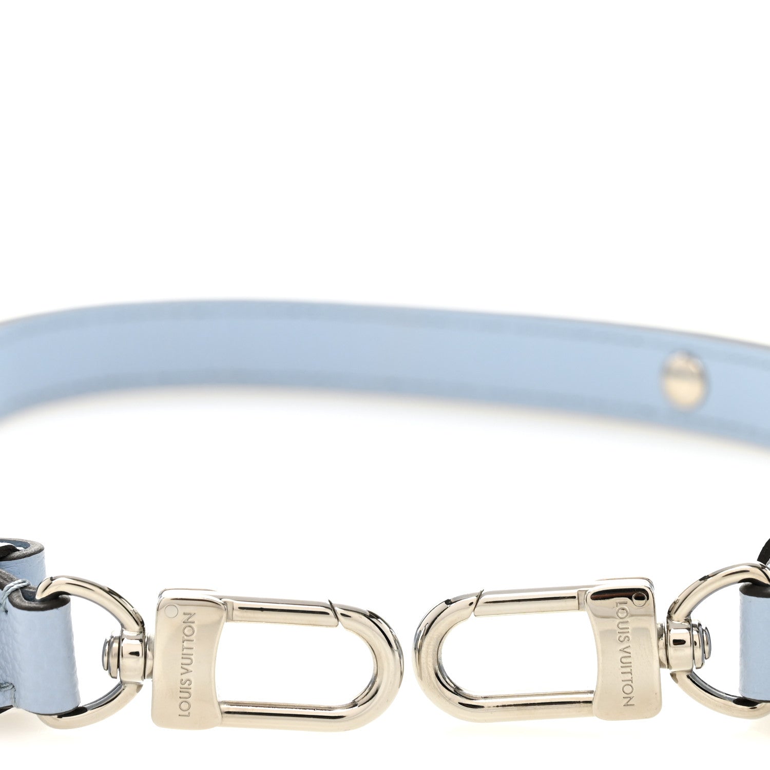Louis Vuitton Calfskin Adjustable Strap Light Blue