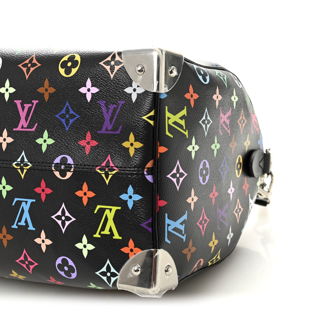 Louis Vuitton LV X TM Monogram Multicolor Speedy Soft 30 Black