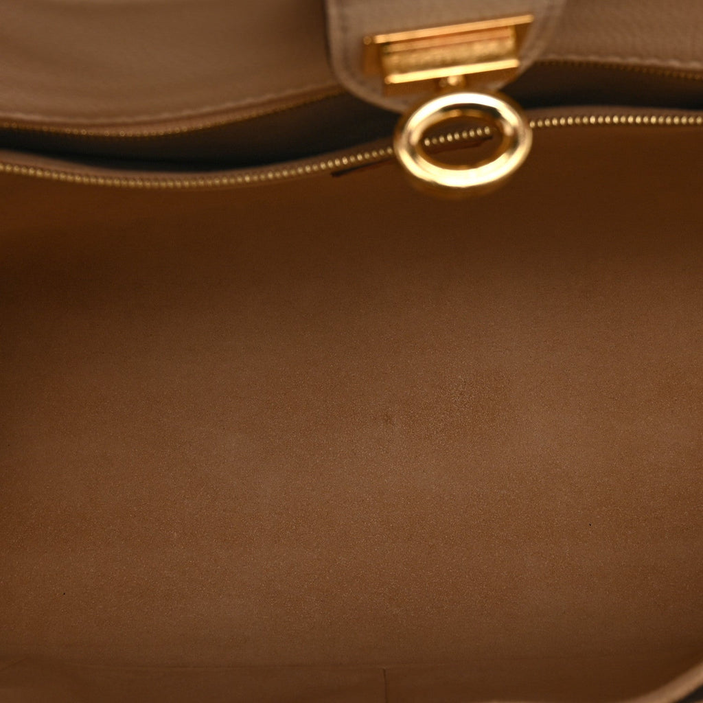 Louis Vuitton Calfskin Monogram Tufting On My Side Galet