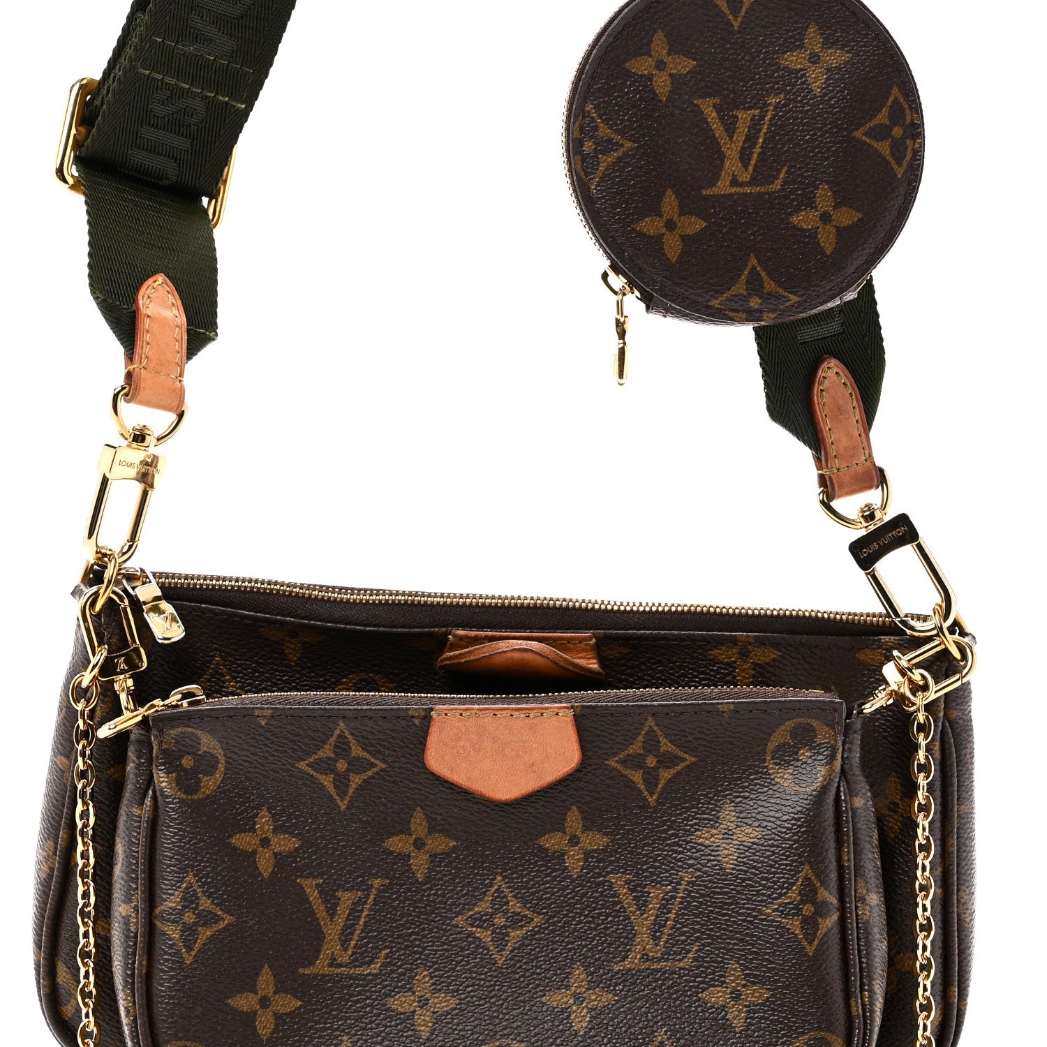 Louis Vuitton Monogram Multi Pochette Accessories Kaki