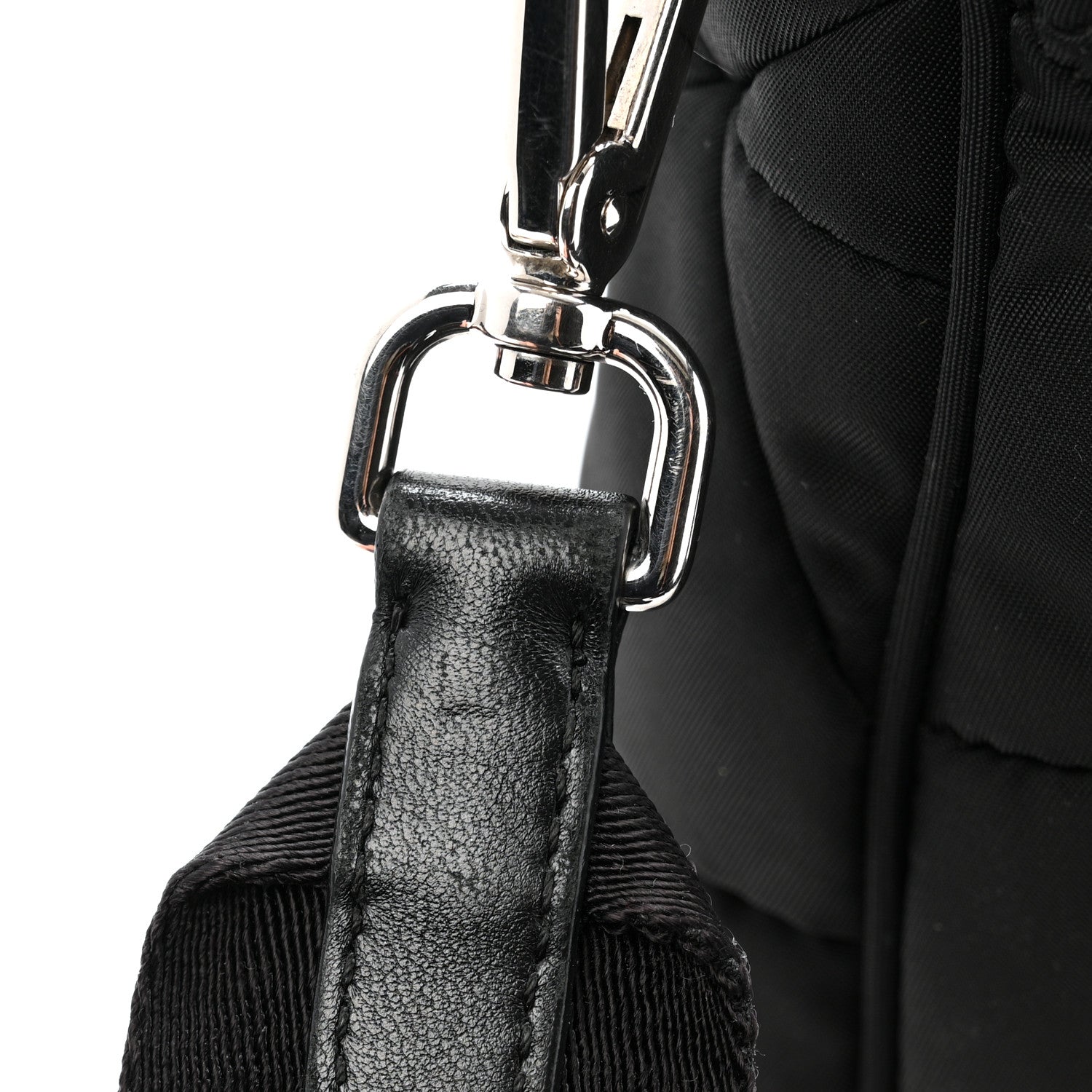 Prada Re-Nylon Quilted Padded Flap Shoulder Bag Black