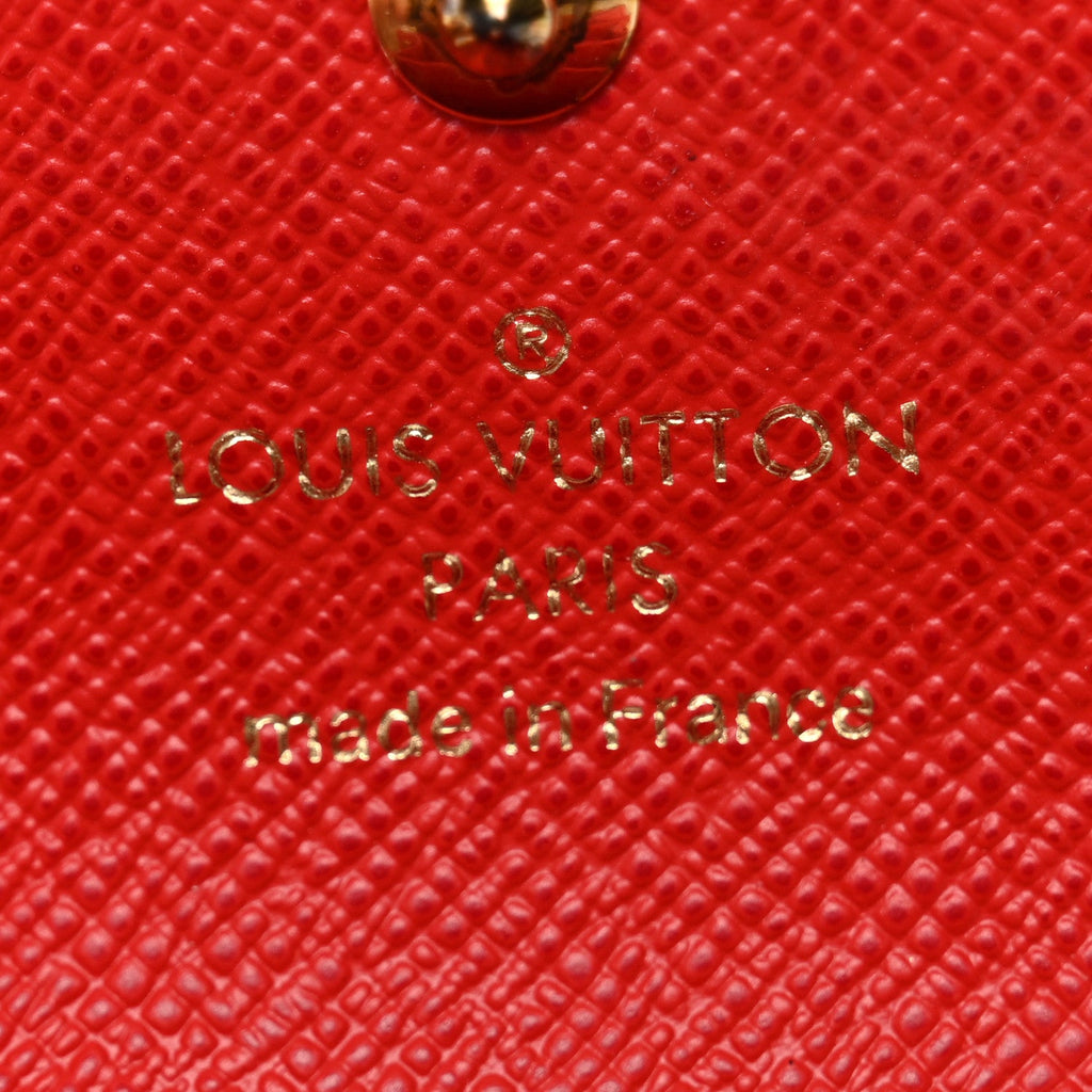 Louis Vuitton Monogram Sarah Multicartes Coquelicot