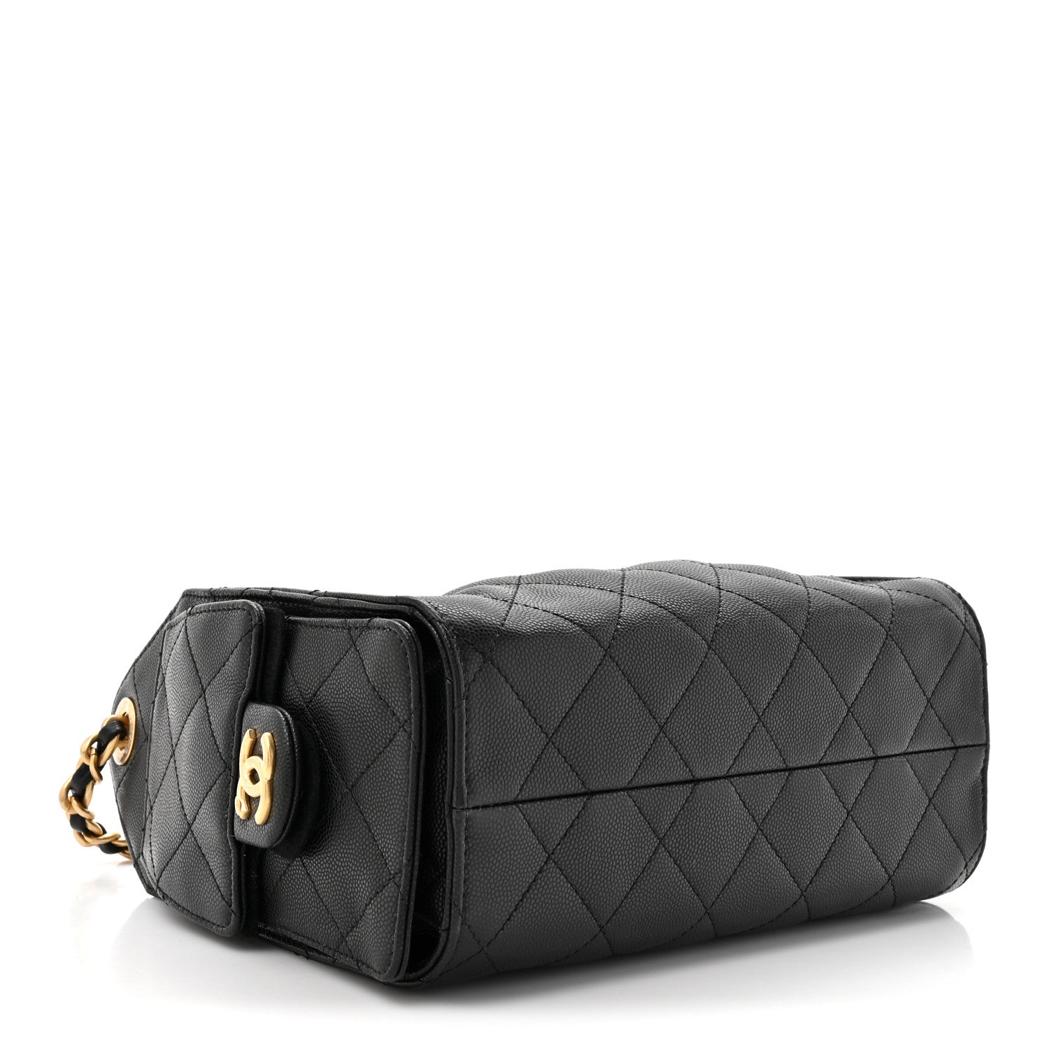 Chanel Caviar Quilted Mini Chanel 25 Handbag Black