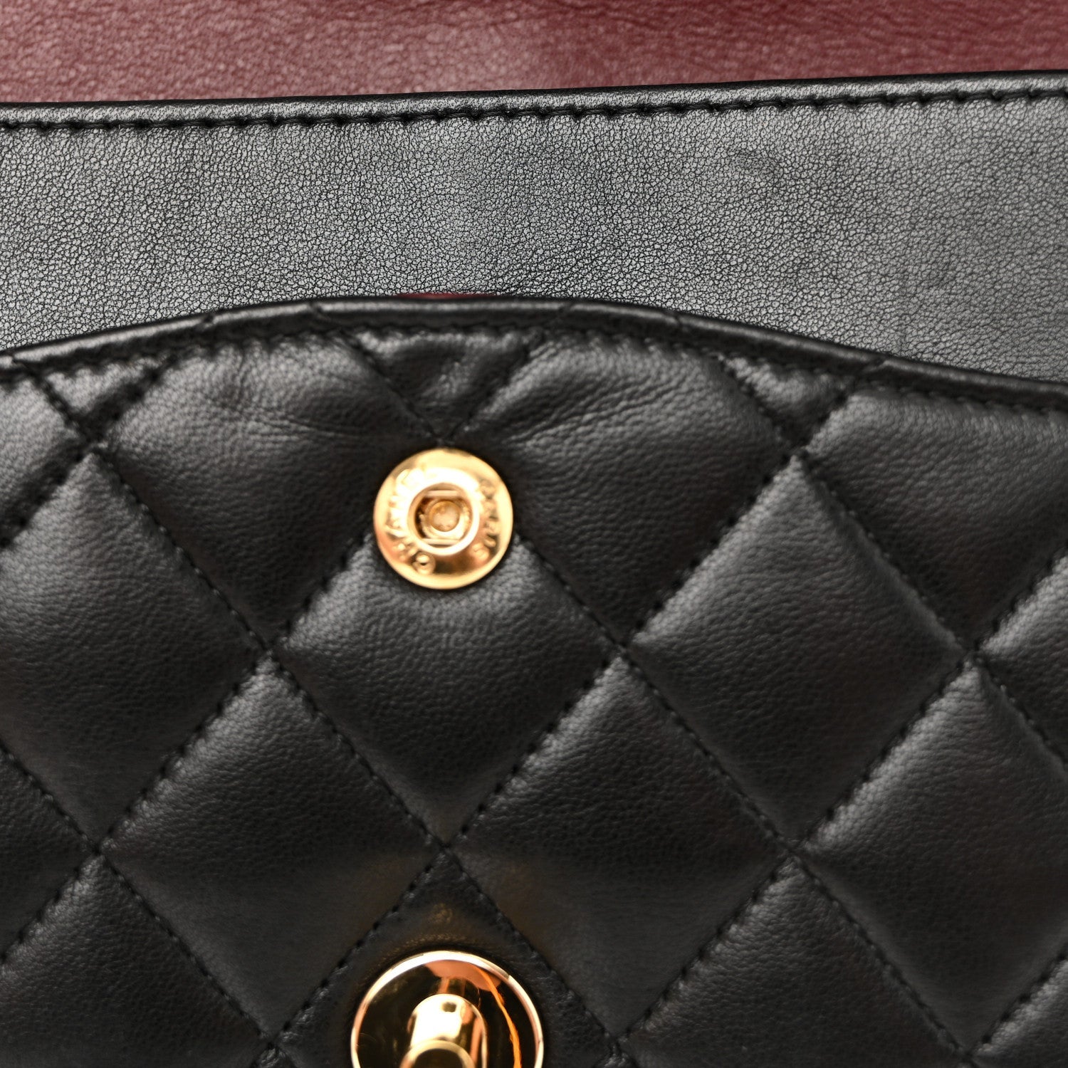 Chanel Lambskin Quilted Medium Double Flap Black