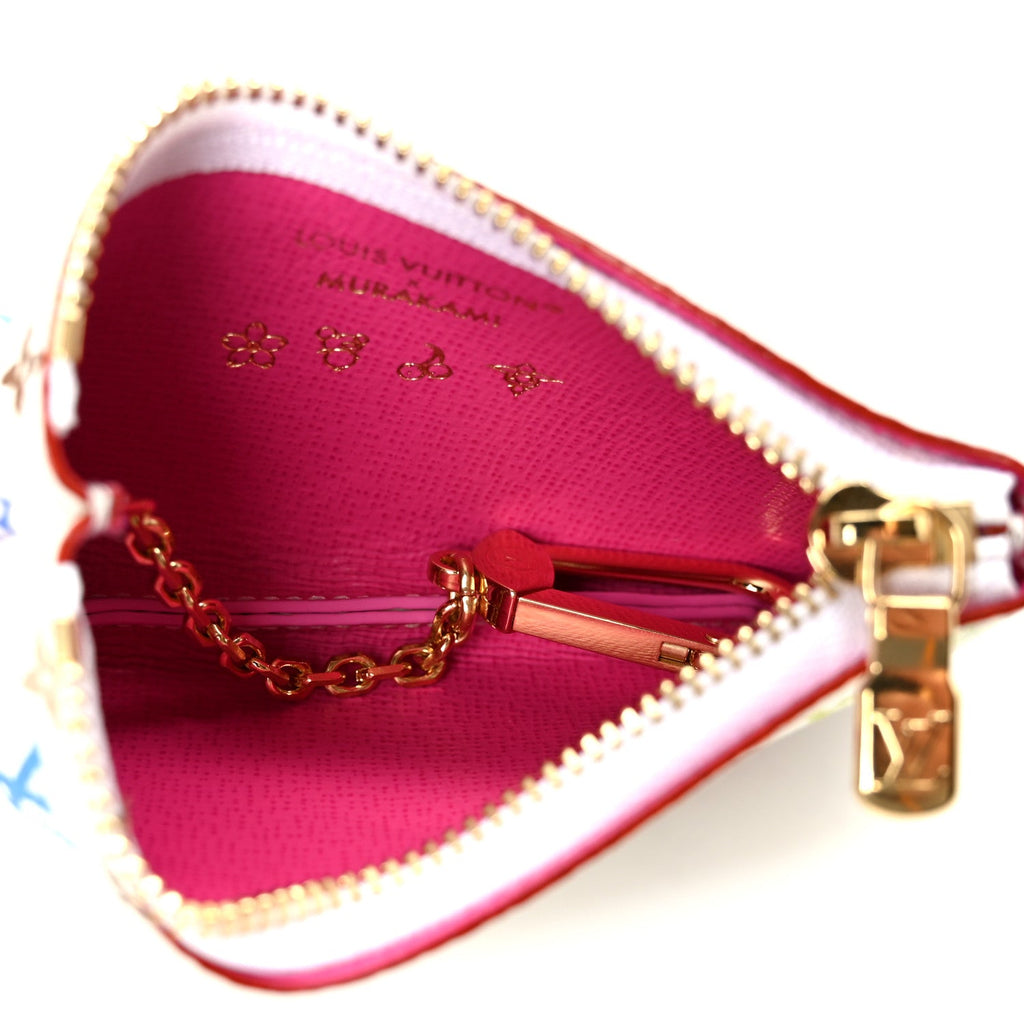 Louis Vuitton LV X TM Monogram Multicolor Key Pouch White