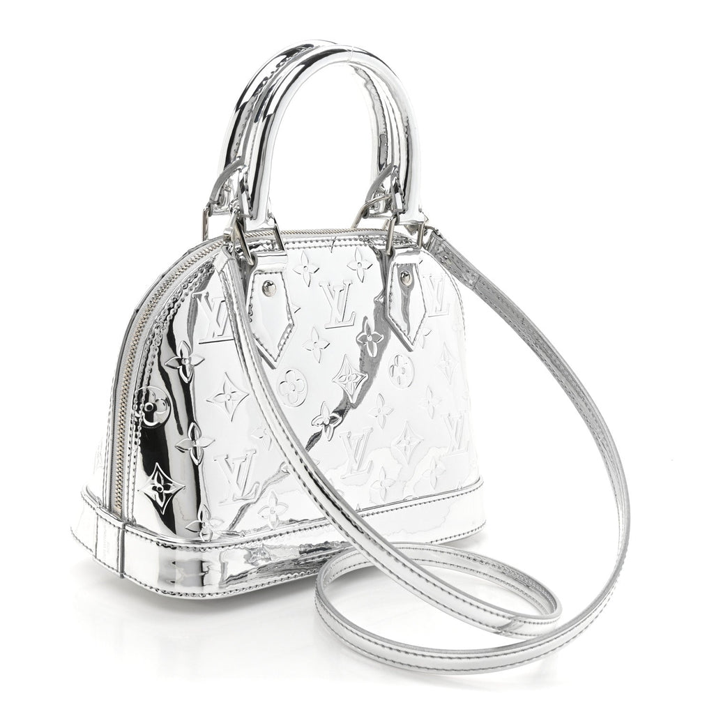 Louis Vuitton Monogram Miroir Alma BB Silver
