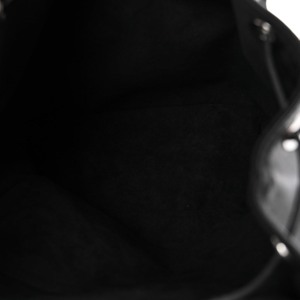 Louis Vuitton Lambskin Monogram Montsouris Vibe PM Black