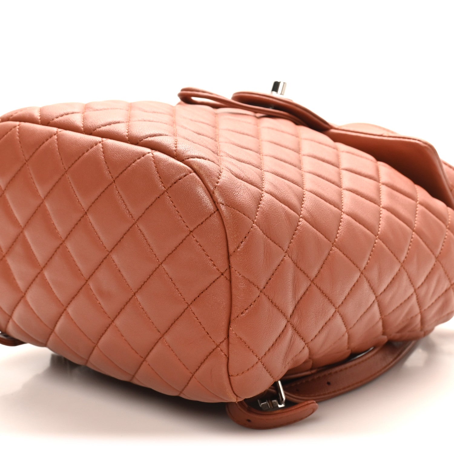 Chanel Lambskin Quilted Small Urban Spirit Backpack Brown