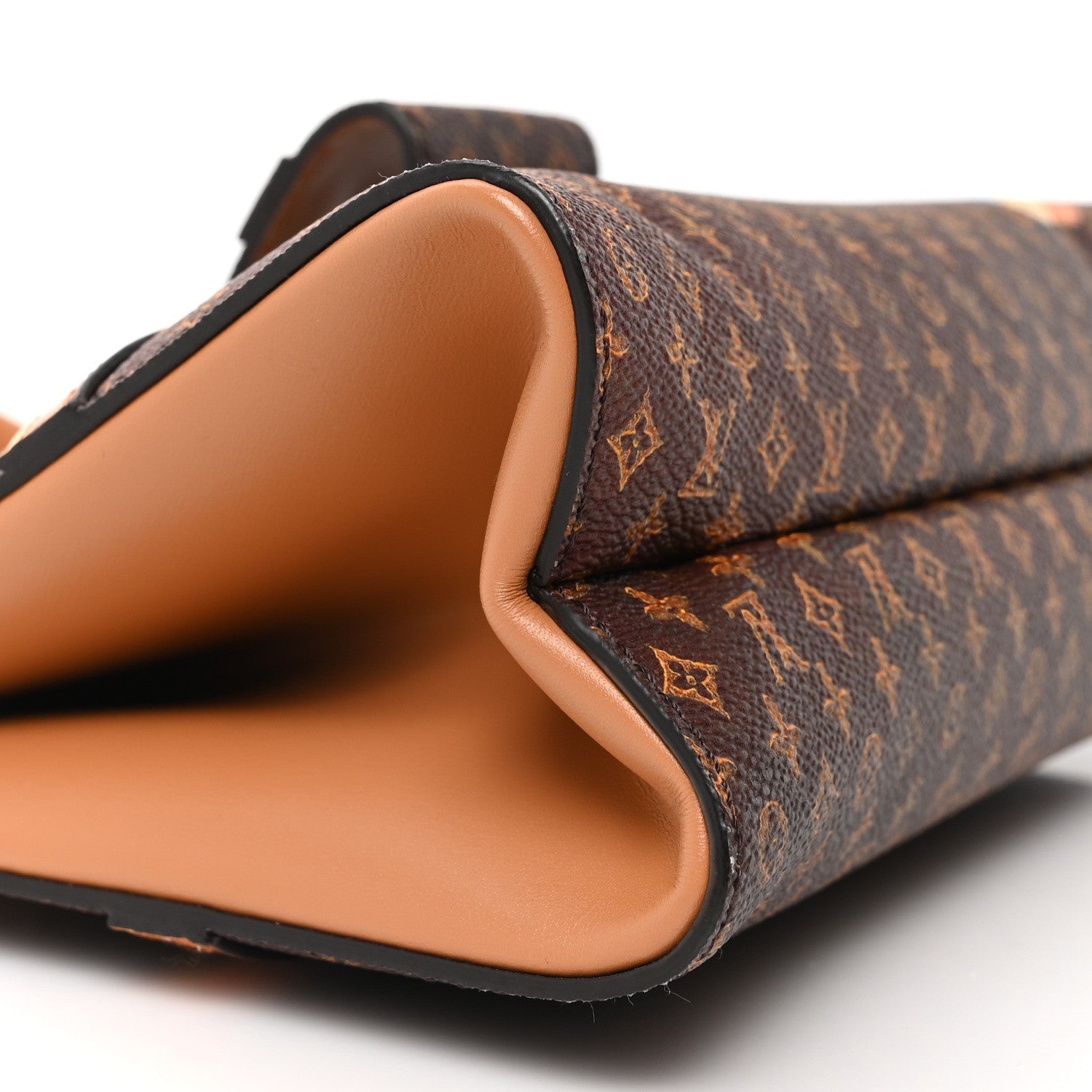 Louis Vuitton Calfskin Transformed Monogram Time Trunk Crown Frame Bag