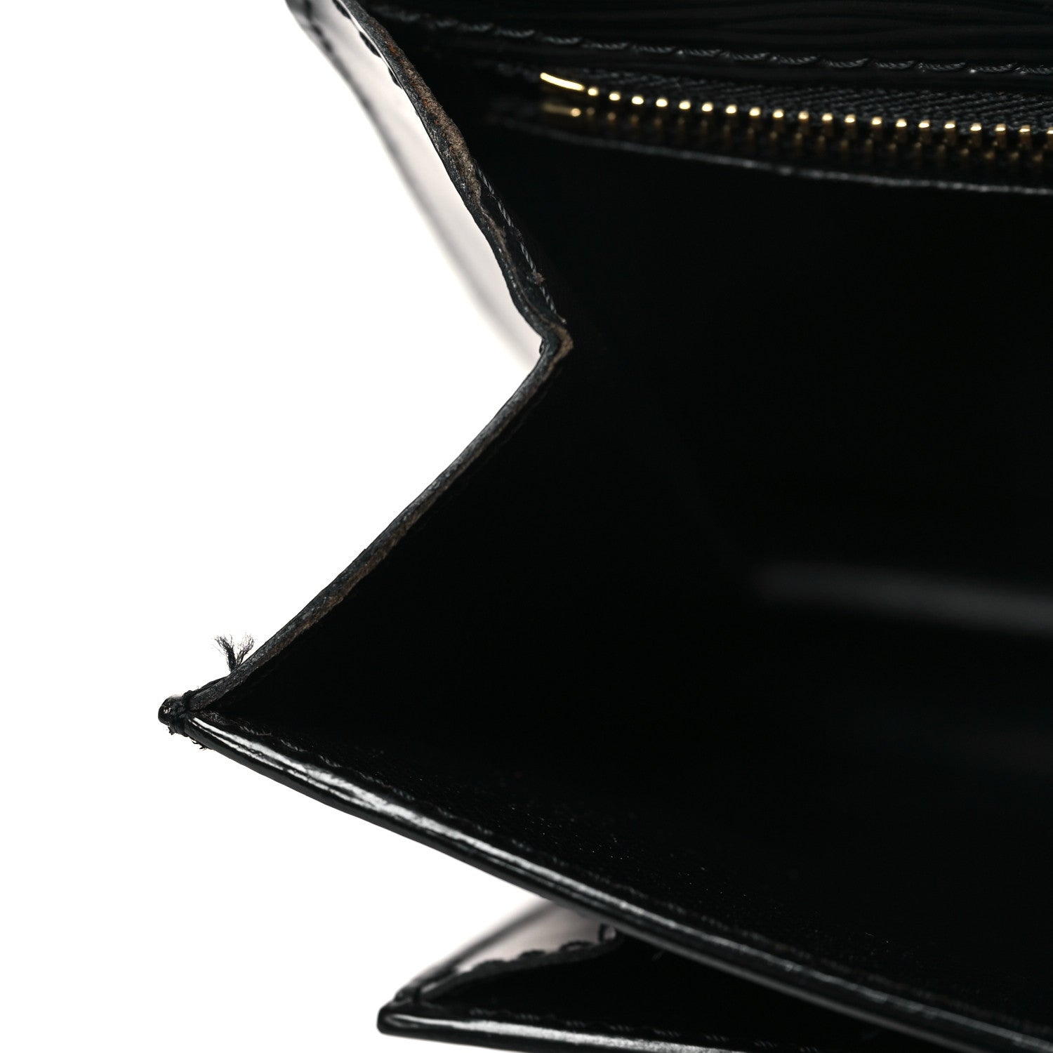 Louis Vuitton Epi Pochette Sellier Dragonne Clutch Black