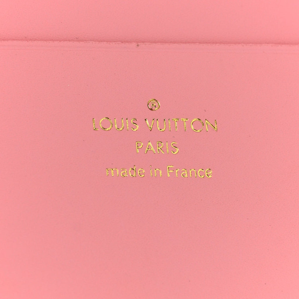 Louis Vuitton Calfskin City Steamer Wallet Kaki White