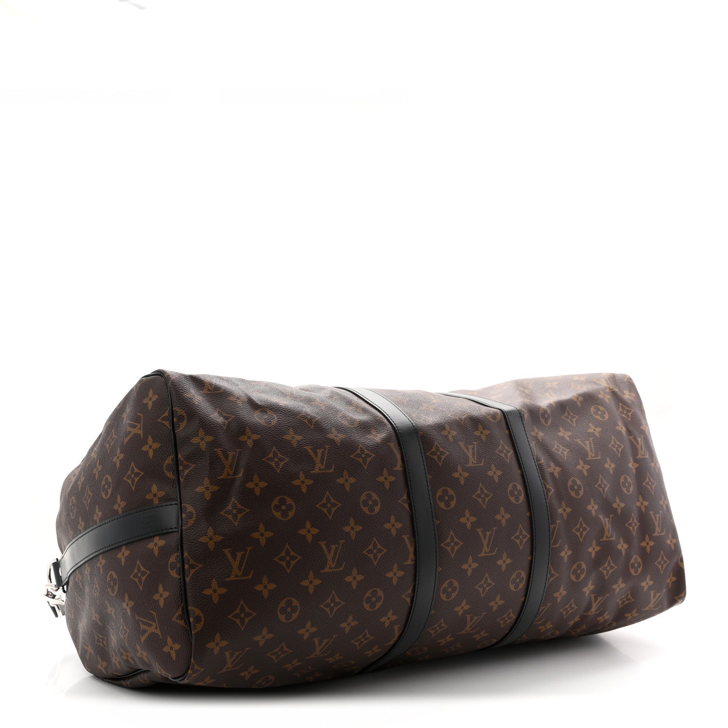 Louis Vuitton Monogram Macassar Keepall Bandouliere 55