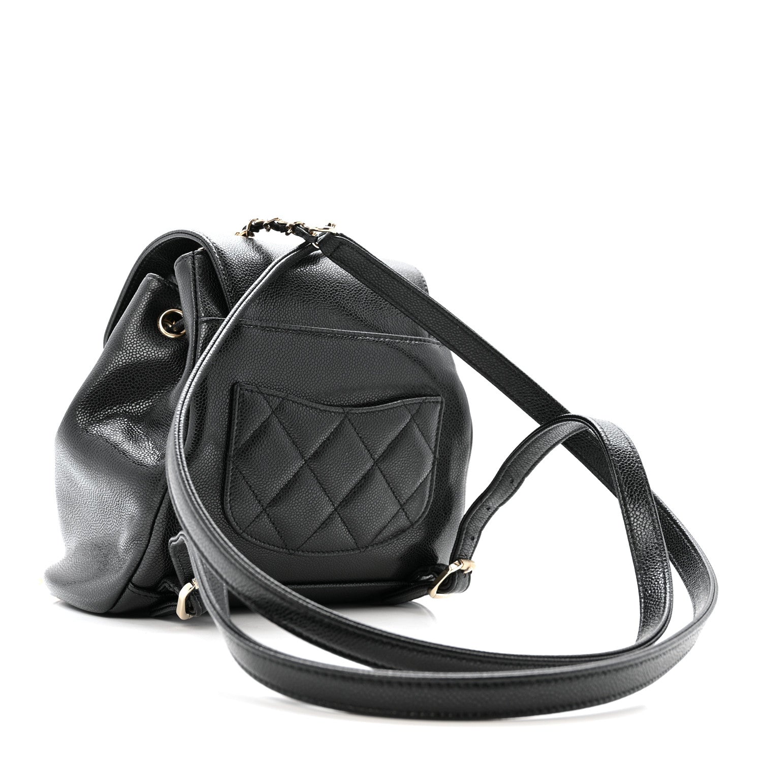 Chanel Caviar Quilted Mini Business Affinity Backpack Black