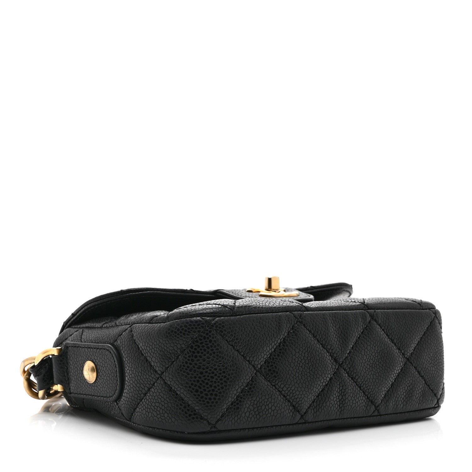 Chanel Caviar Quilted Mini Chain Flap Black