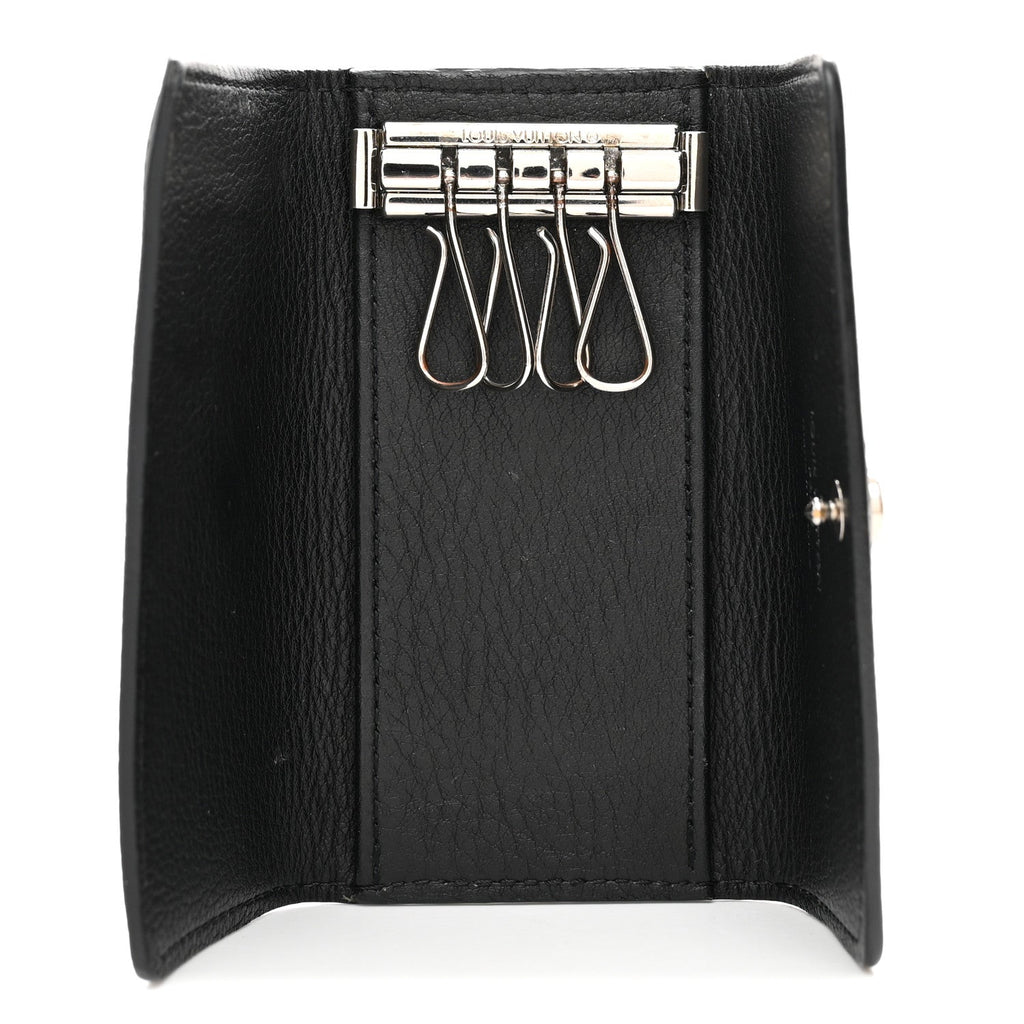 Louis Vuitton Mahina Multicles 4 Key Holder Black