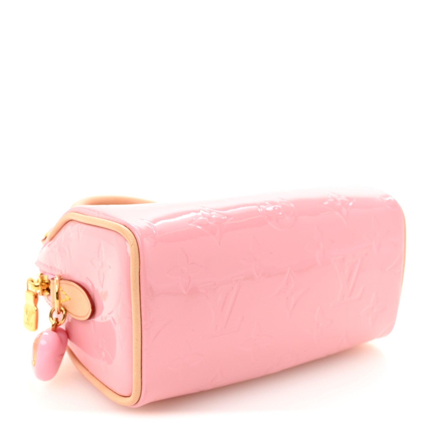 Louis Vuitton Vernis Monogram Nano Speedy Mochi Pink