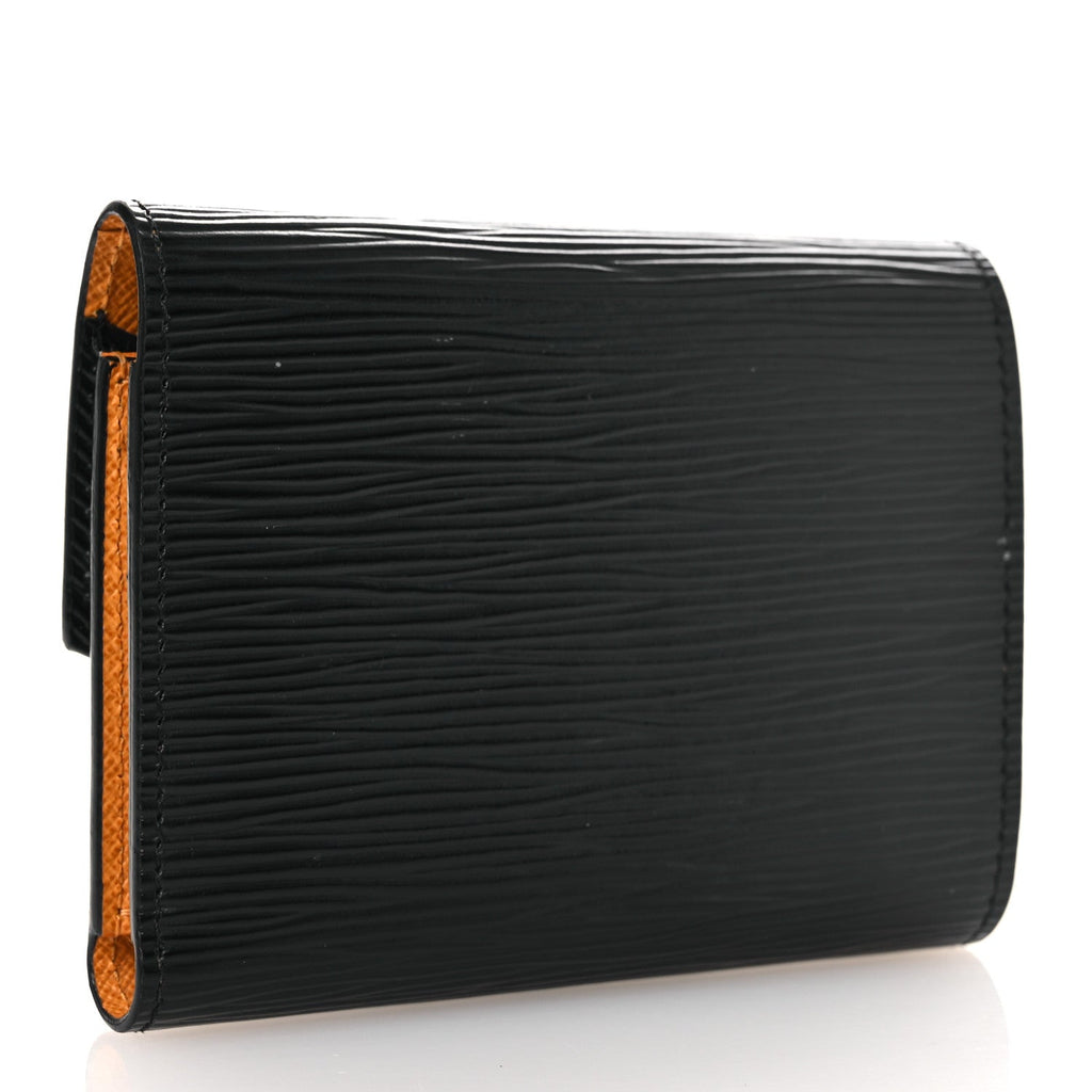 Louis Vuitton Epi Grenelle Compact Wallet Black