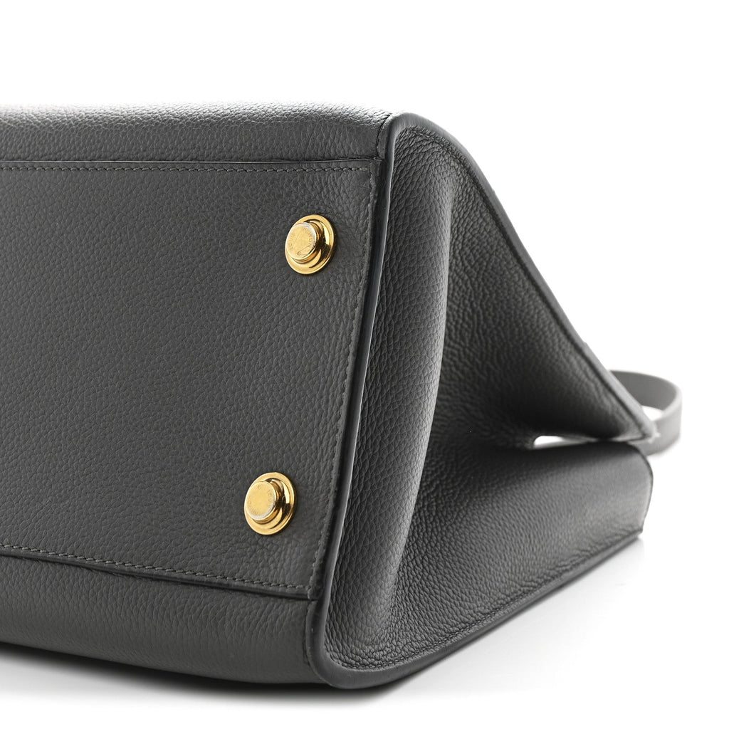 Louis Vuitton Taurillon City Steamer MM Gris