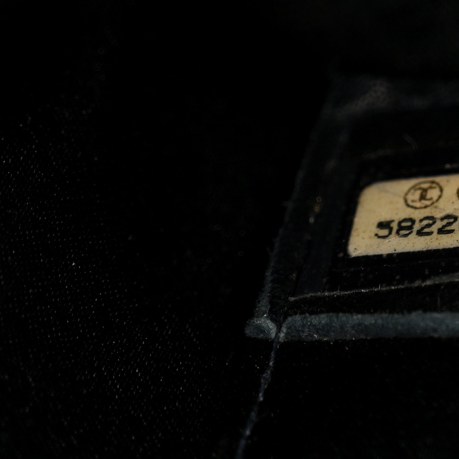 Chanel Grosgrain Quilted Shopper Tote Black