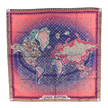 Louis Vuitton Silk Monogram LV World Square Scarf Multicolor