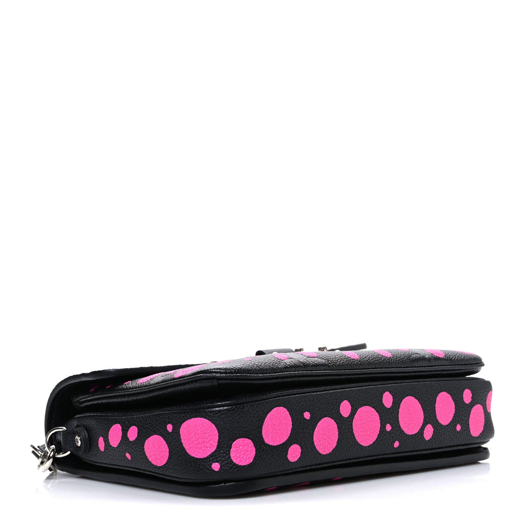 Louis Vuitton LV x YK Empreinte Monogram Giant Pochette Metis Black Fuchsia