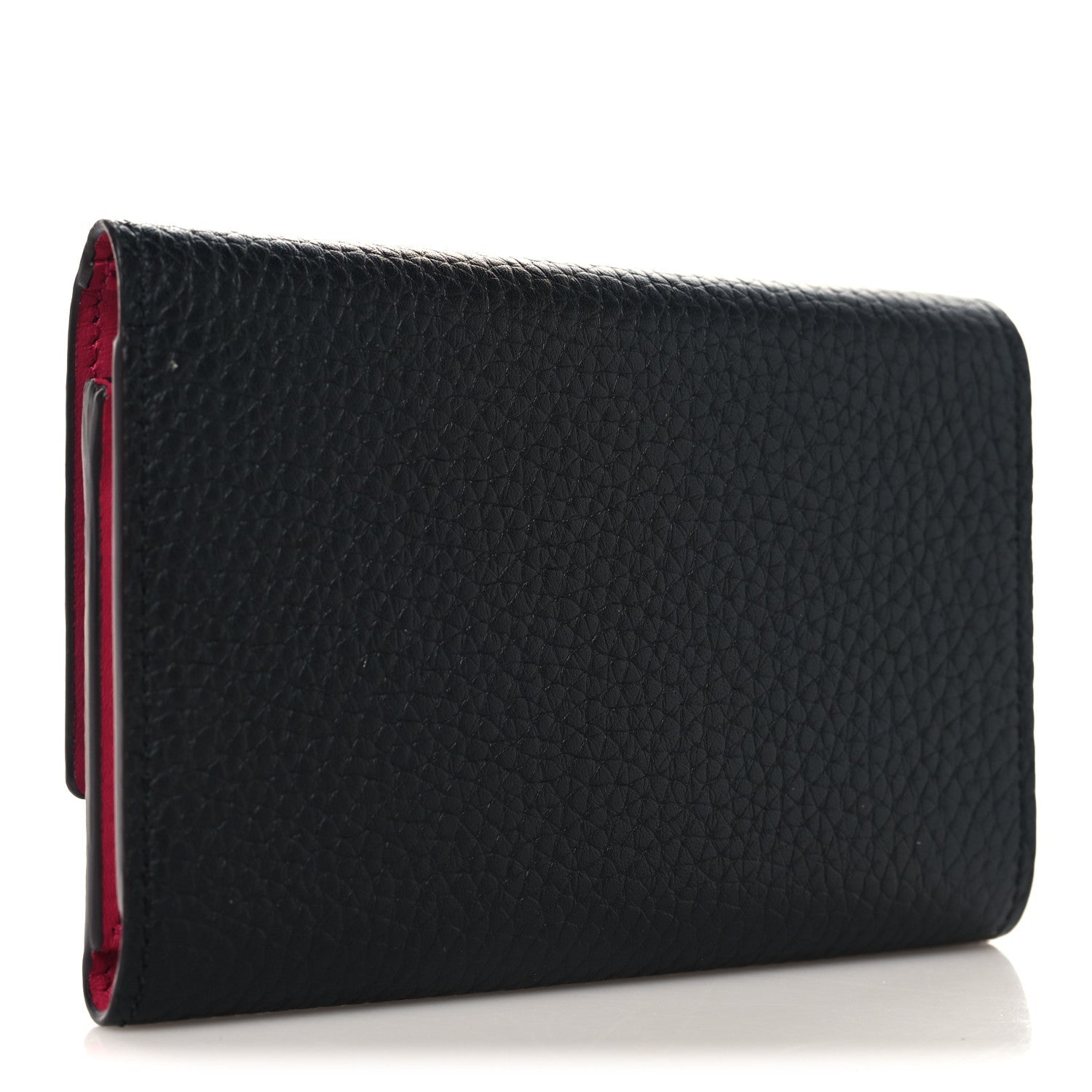 Louis Vuitton Taurillon Capucines Compact Wallet Black