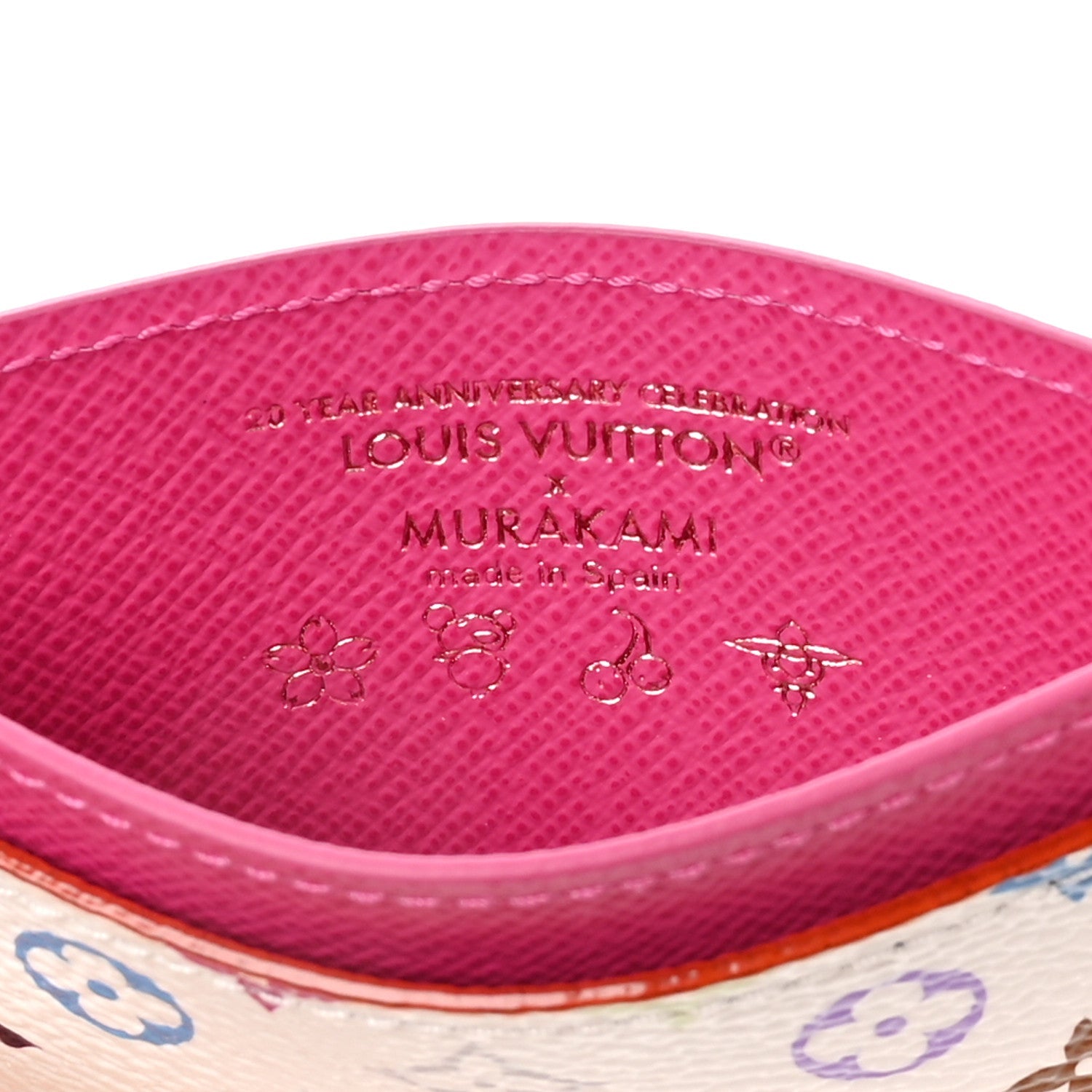 Louis Vuitton LV X TM Monogram Multicolor Card Holder Kawaii Pink