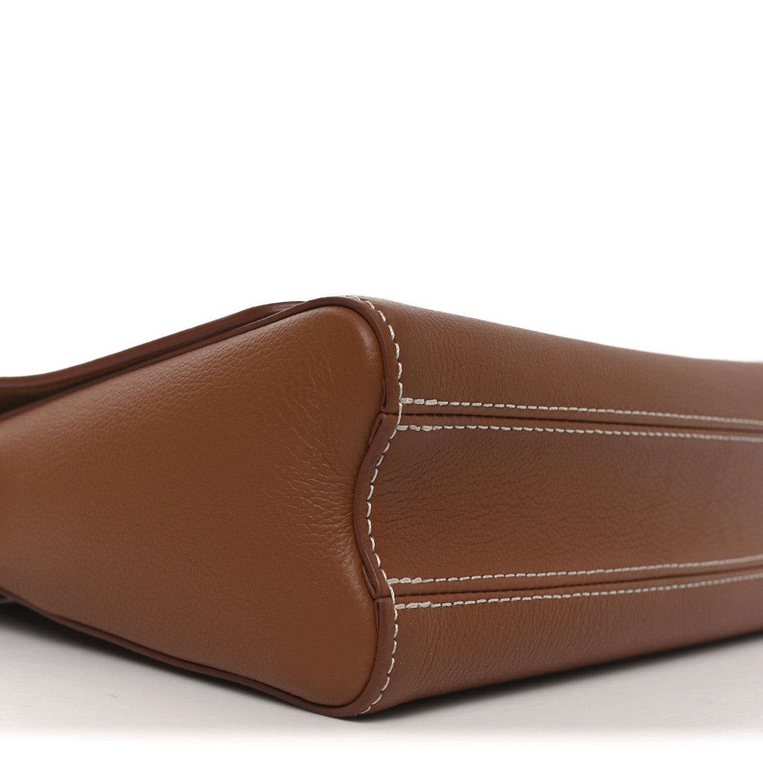Louis Vuitton Calfskin Soft Twist Shoulder Bag Cognac