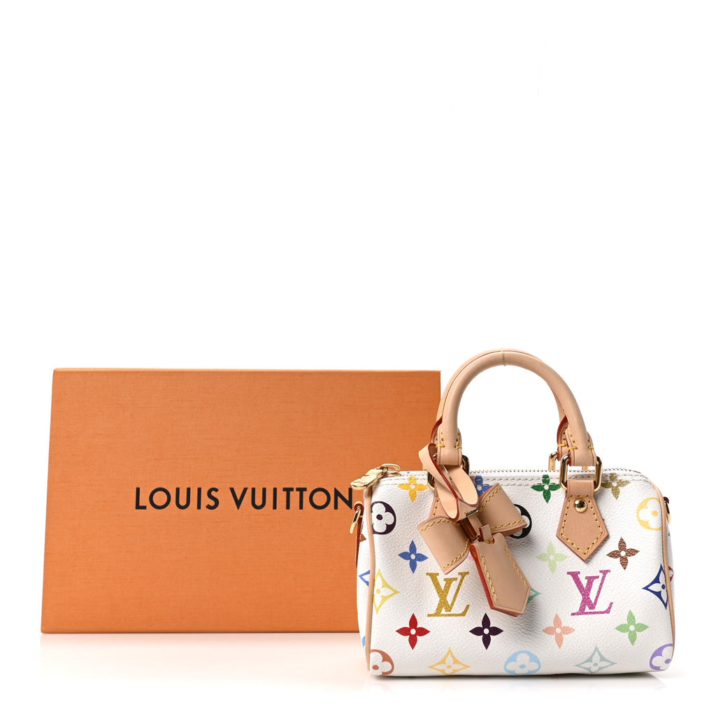 Louis Vuitton LV X TM Monogram Multicolor Nano Speedy White
