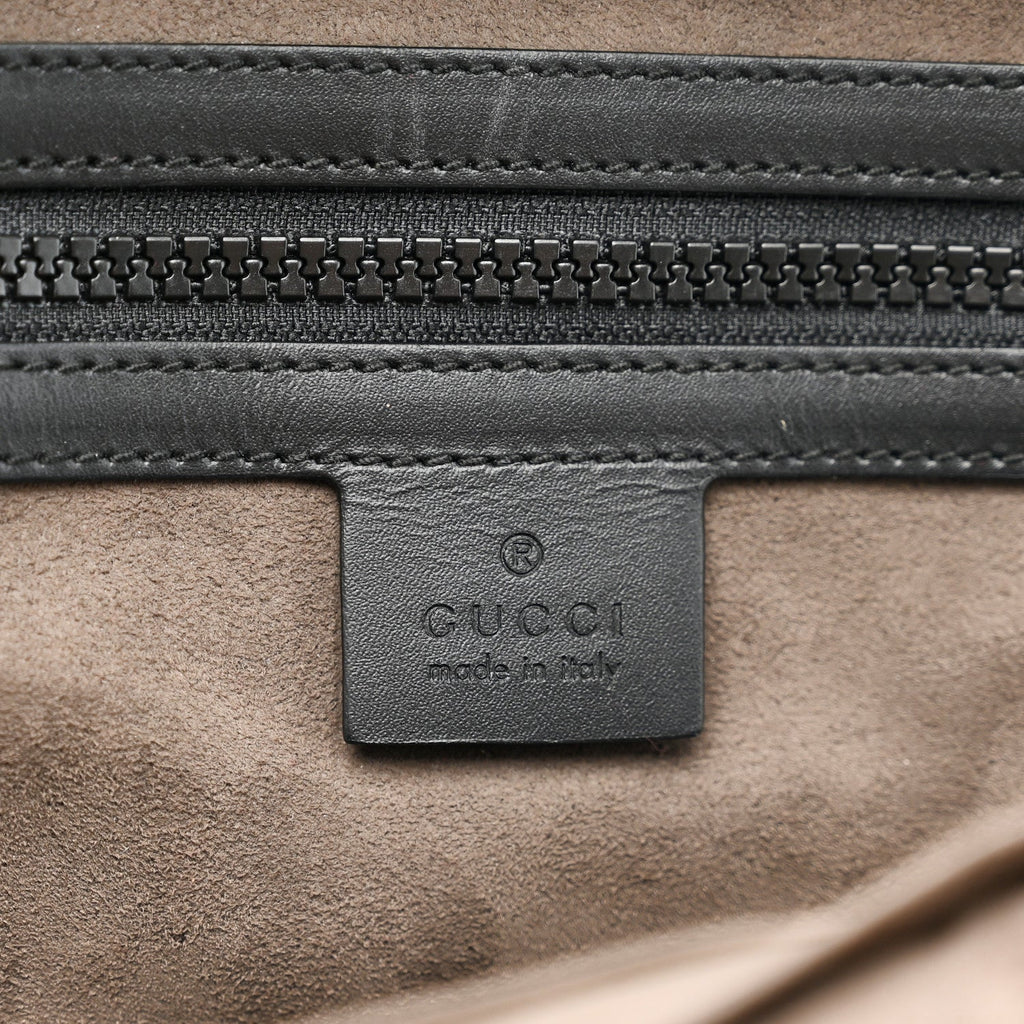 Gucci GG Supreme Monogram Small Eden Day Backpack Black