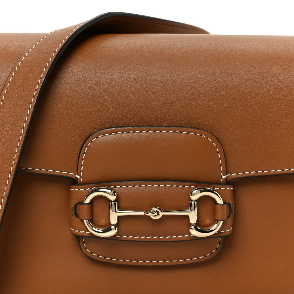 Gucci Arabella Calfskin Horsebit 1955 Shoulder Bag Sundial