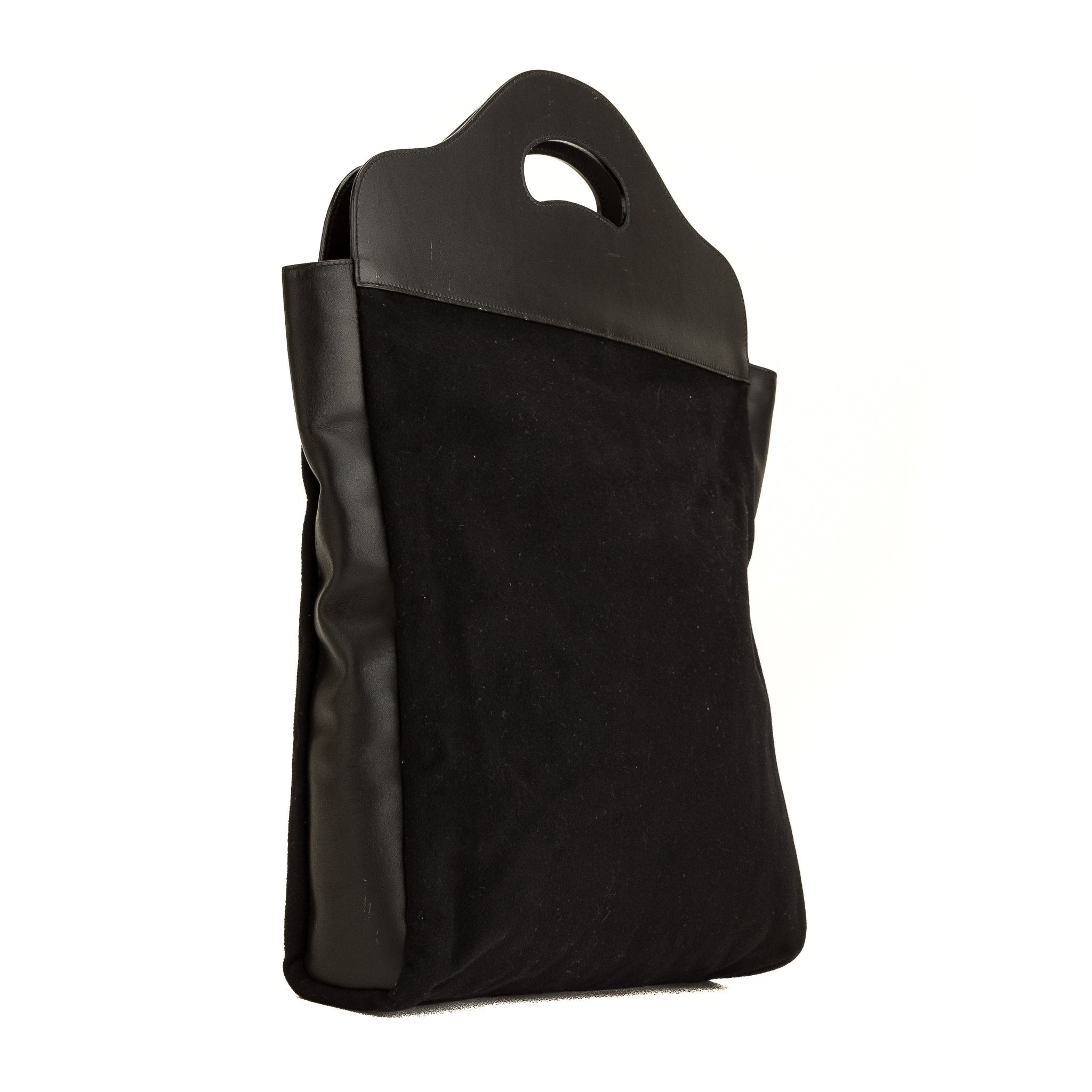 Gucci  Black Suede Tote Bag (5101040)