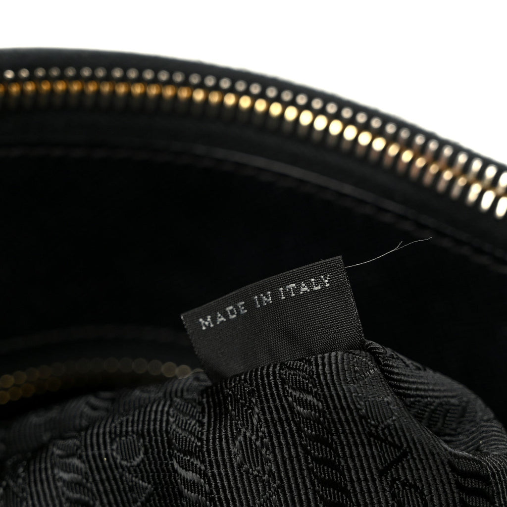 Prada Saffiano Small Galleria Double Zip Tote Black