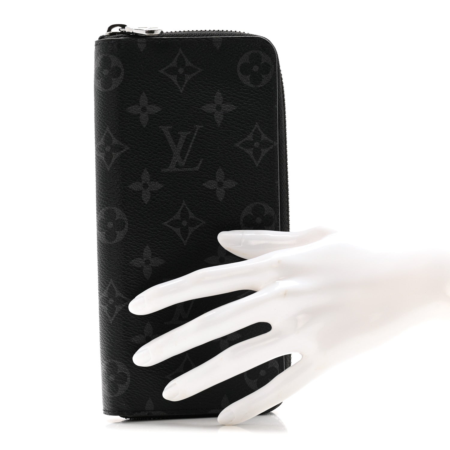 Louis Vuitton Monogram Eclipse Vertical Zippy Wallet