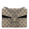 Gucci GG Supreme Monogram Mini Dionysus Shoulder Bag Black