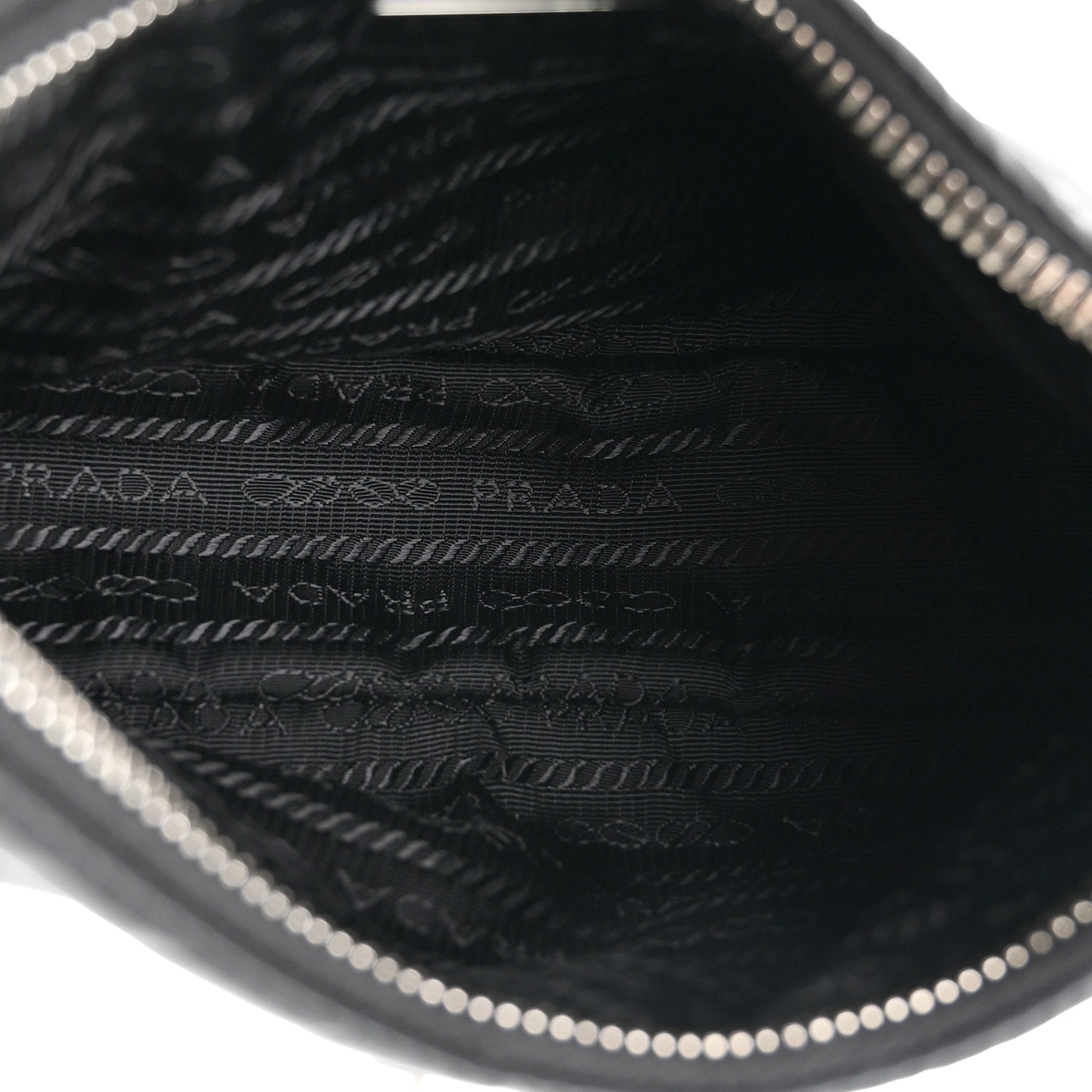 Prada Tessuto Nylon Saffiano Mini Re-Edition 2005 Bag Black
