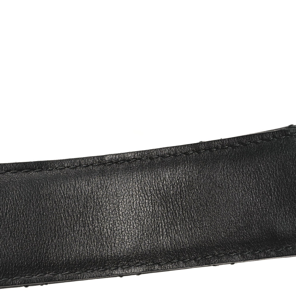 Calfskin Quilted CC Chain Belt 70 28 Black