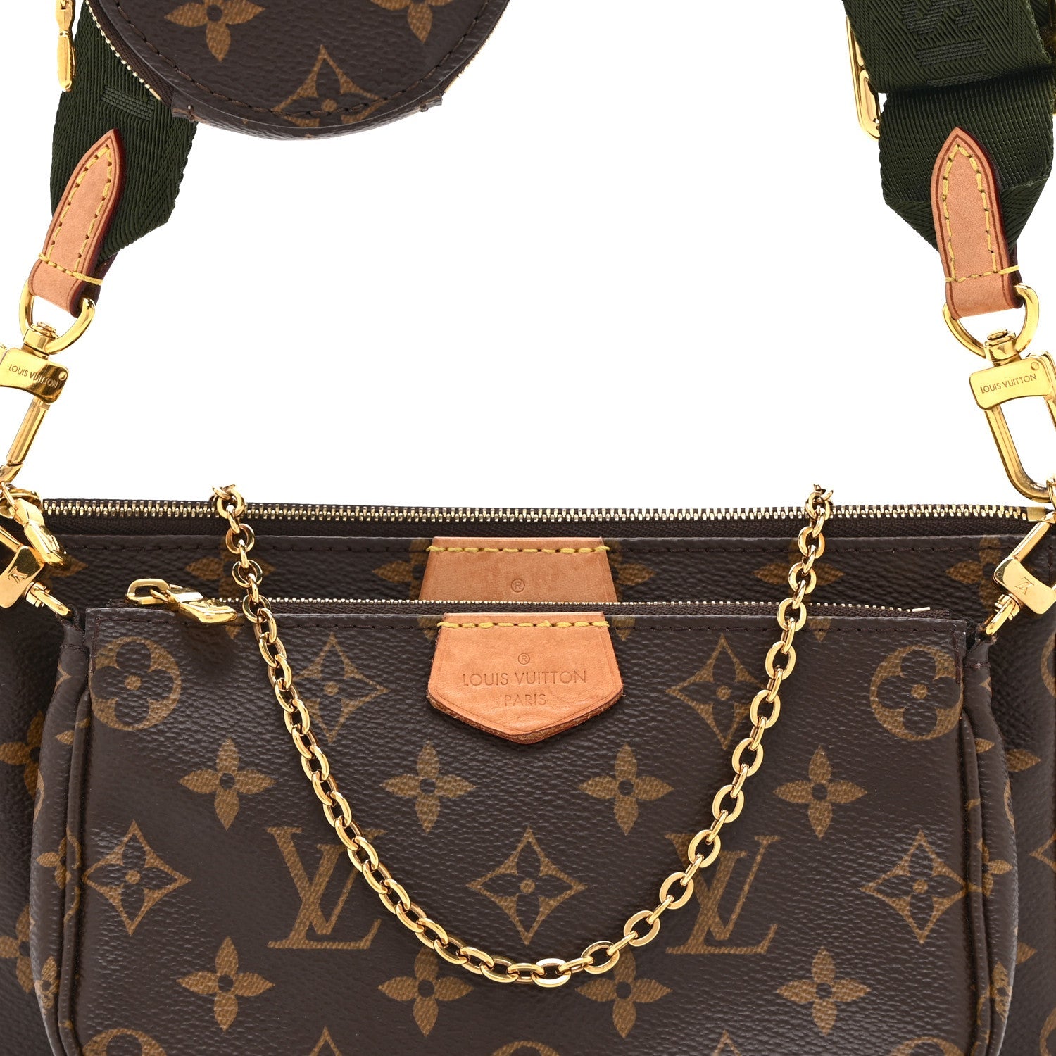 Louis Vuitton Monogram Multi Pochette Accessories Kaki