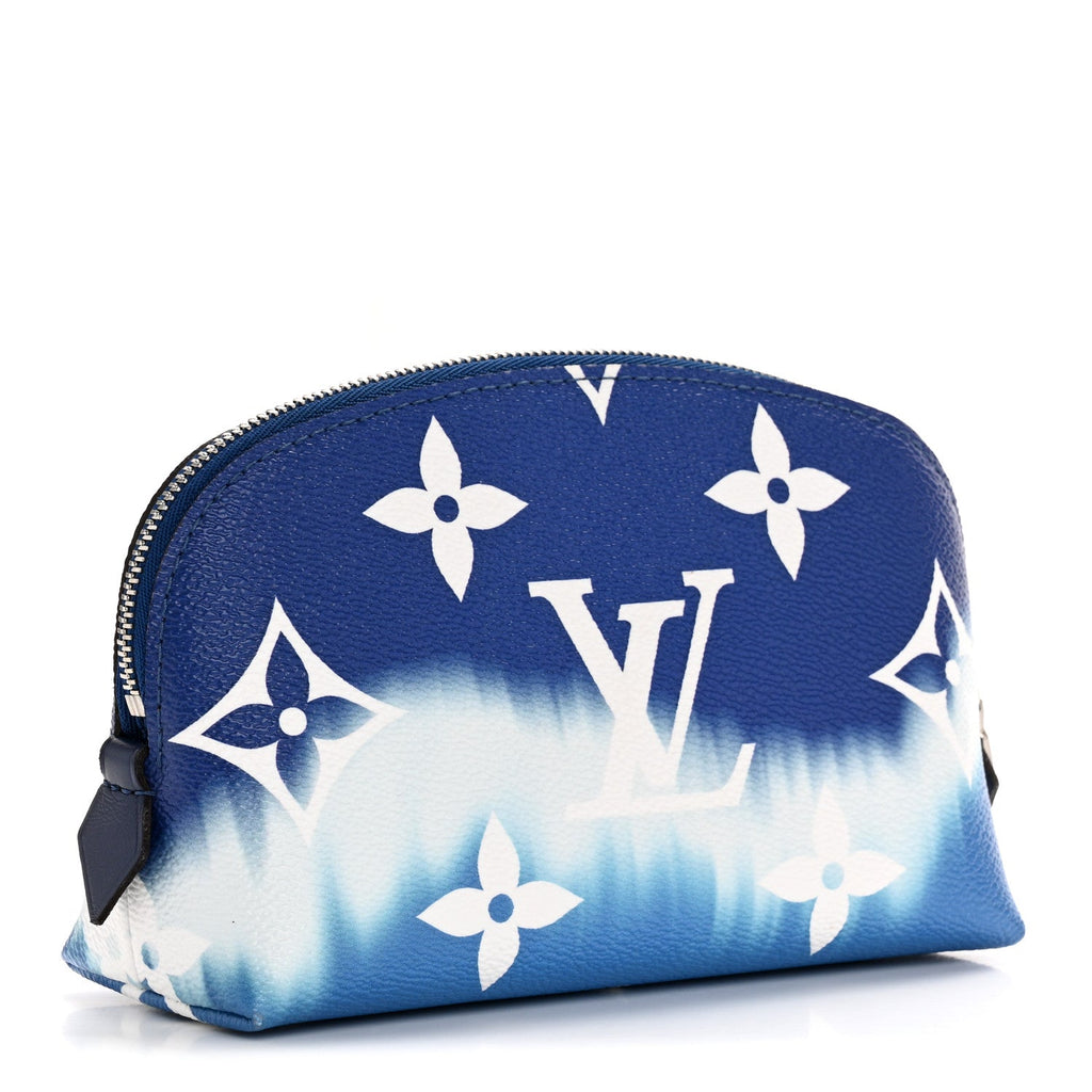 Louis Vuitton Monogram Giant Escale Cosmetic Pouch Blue