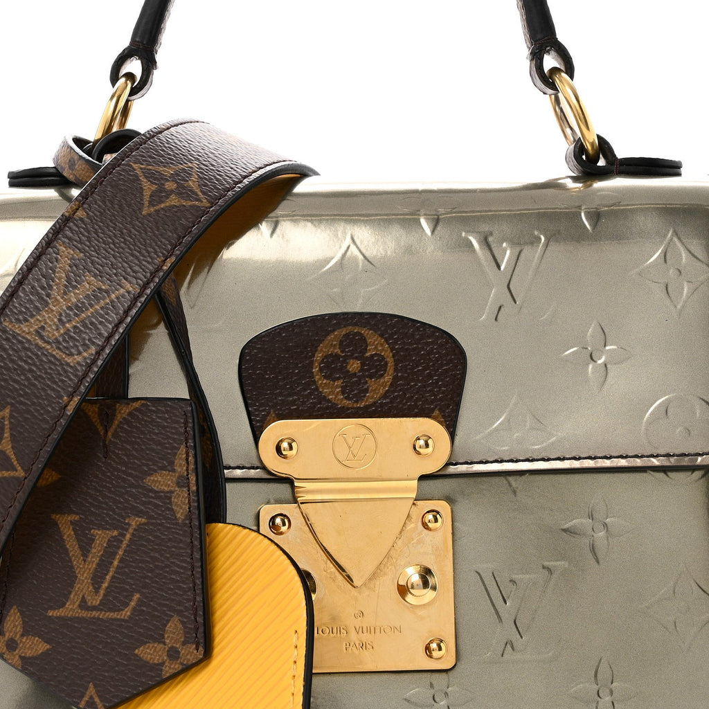 Louis Vuitton Vernis Epi Monogram Spring Street Bitume Metallise