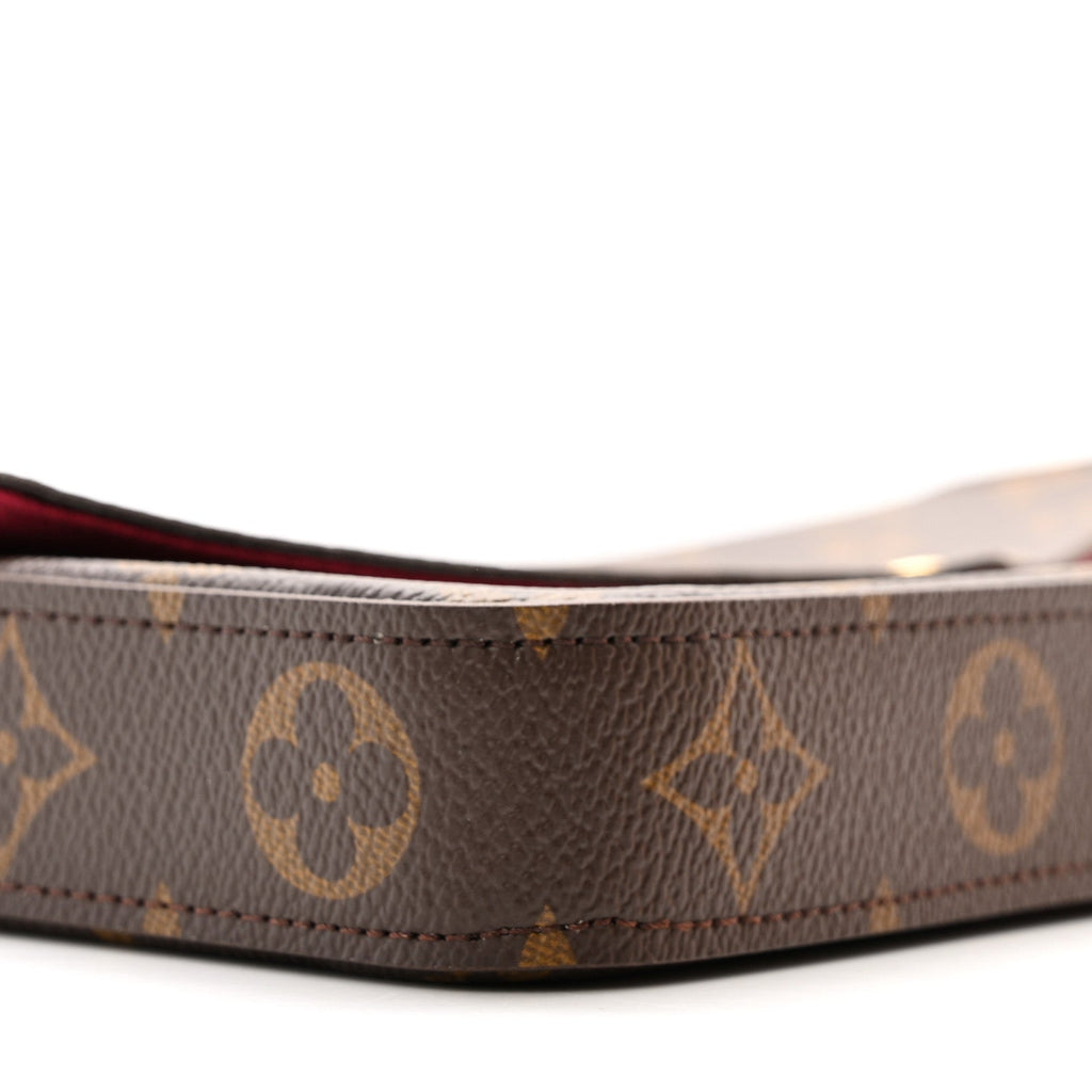 Louis Vuitton Monogram Pochette Felicie Chain Wallet Fuchsia