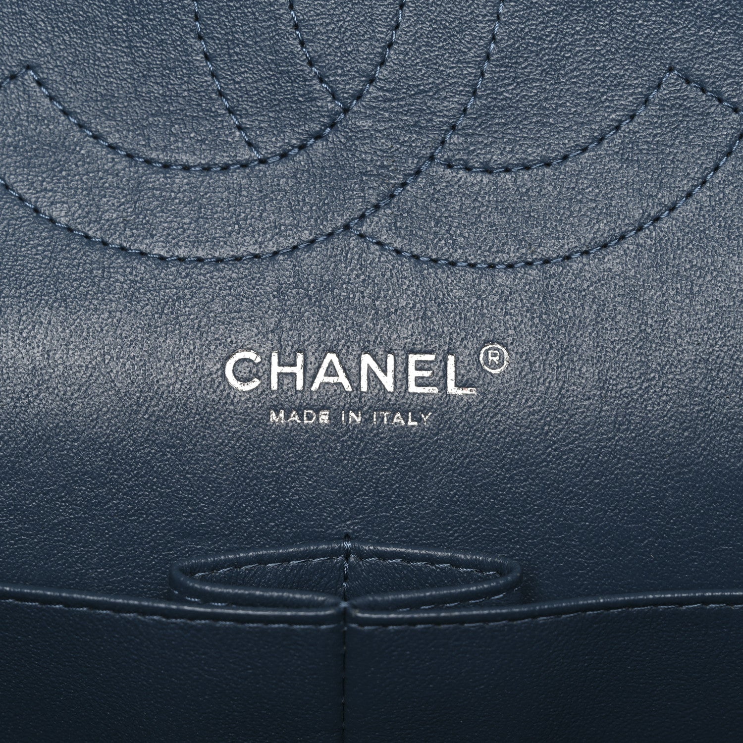 Chanel Caviar Quilted Jumbo Double Flap Blue