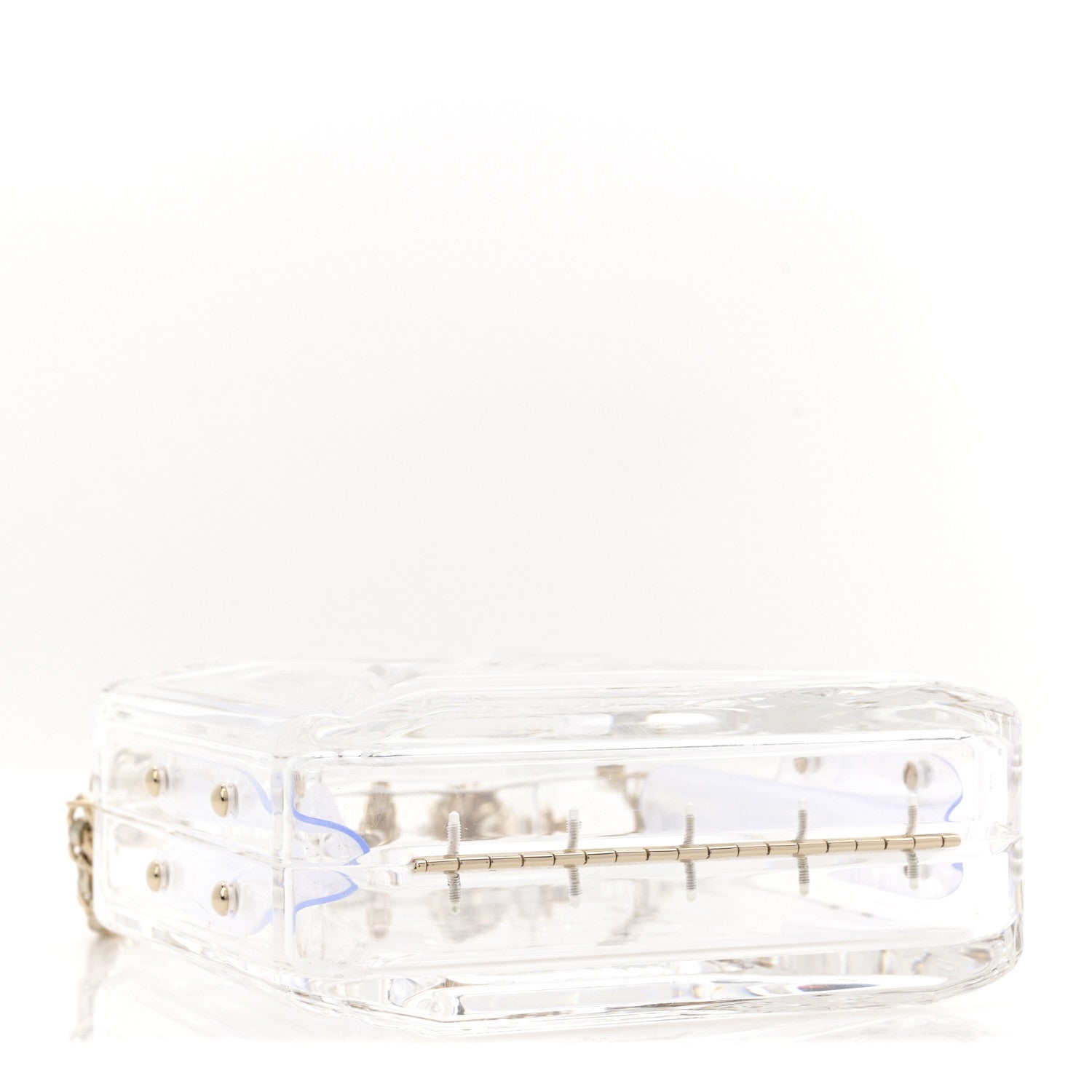 Chanel Plexiglass Dubai by Night Gas Tank Clutch