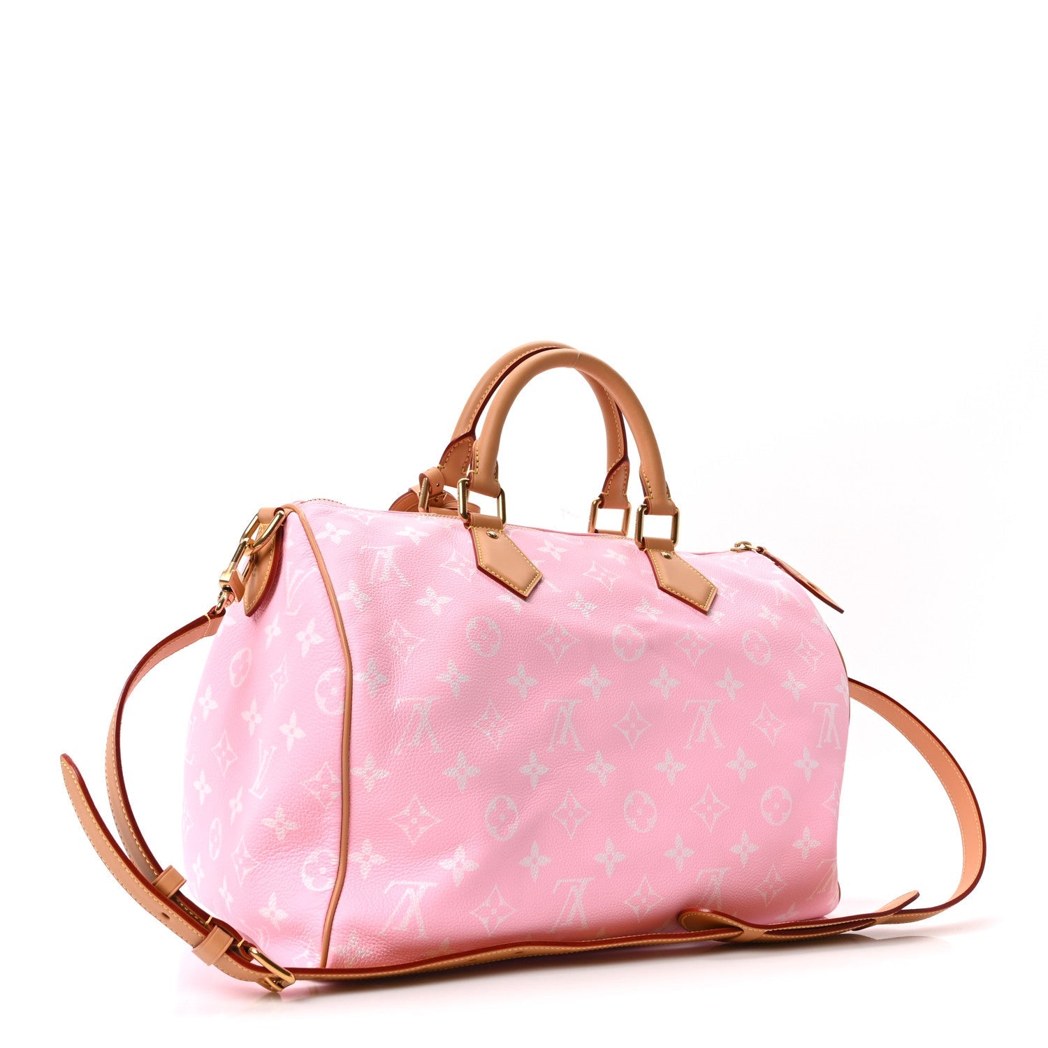 Louis Vuitton Calfskin Monogram Speedy P9 Bandouliere 40 Candy