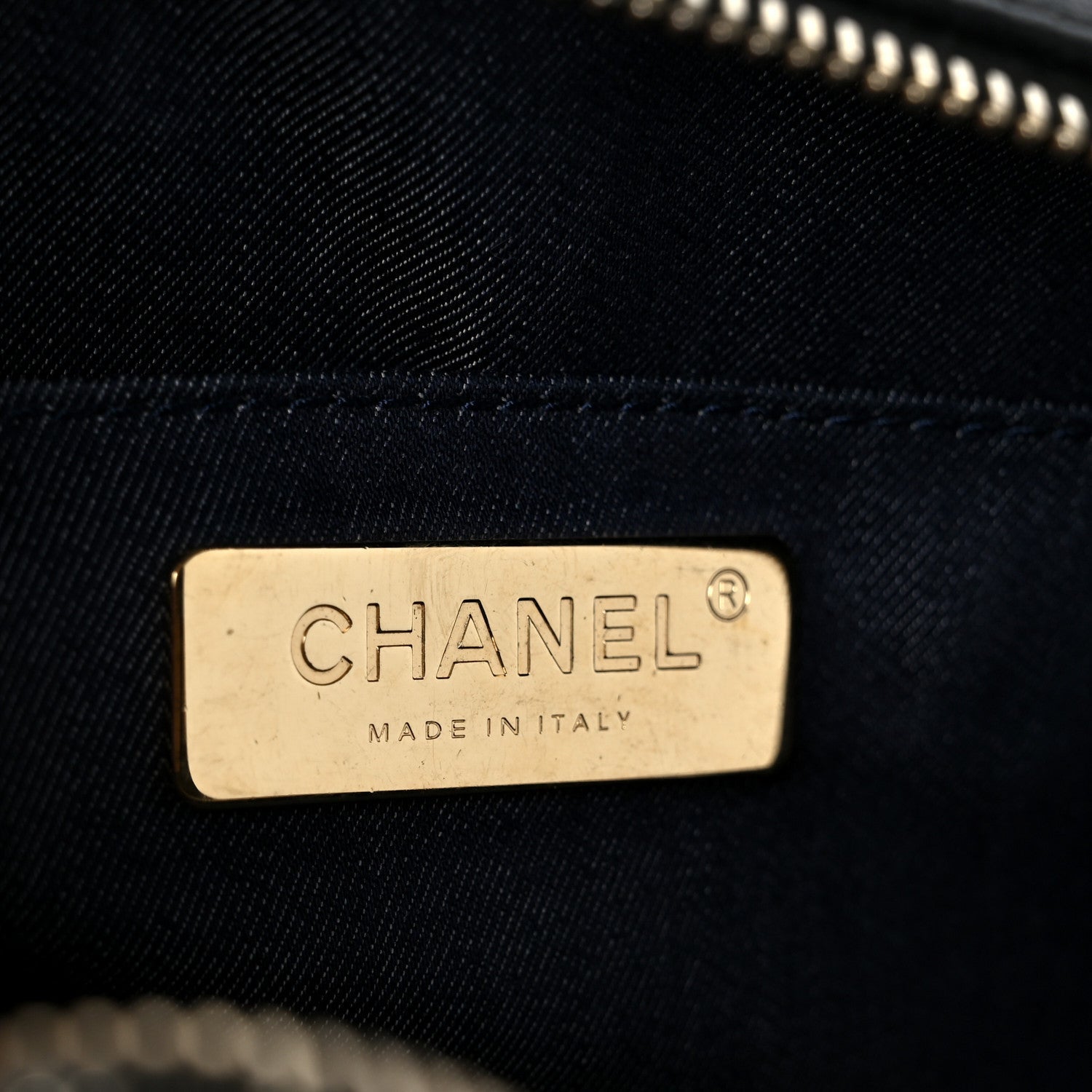 Chanel Calfskin CC Mania Camera Case Black