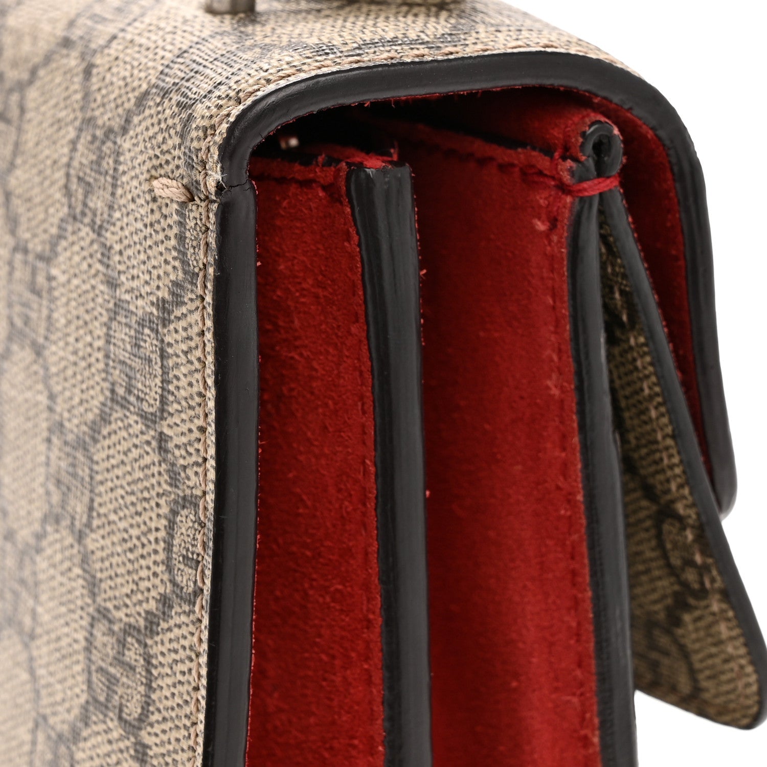 Gucci GG Supreme Monogram Small Dionysus Shoulder Bag Red