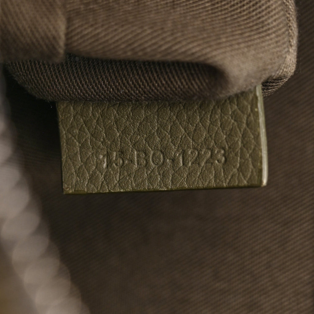 Christian Dior Oblique Saddle Triple Pouch Green