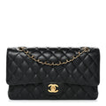 Chanel Caviar Quilted Medium Double Flap Black