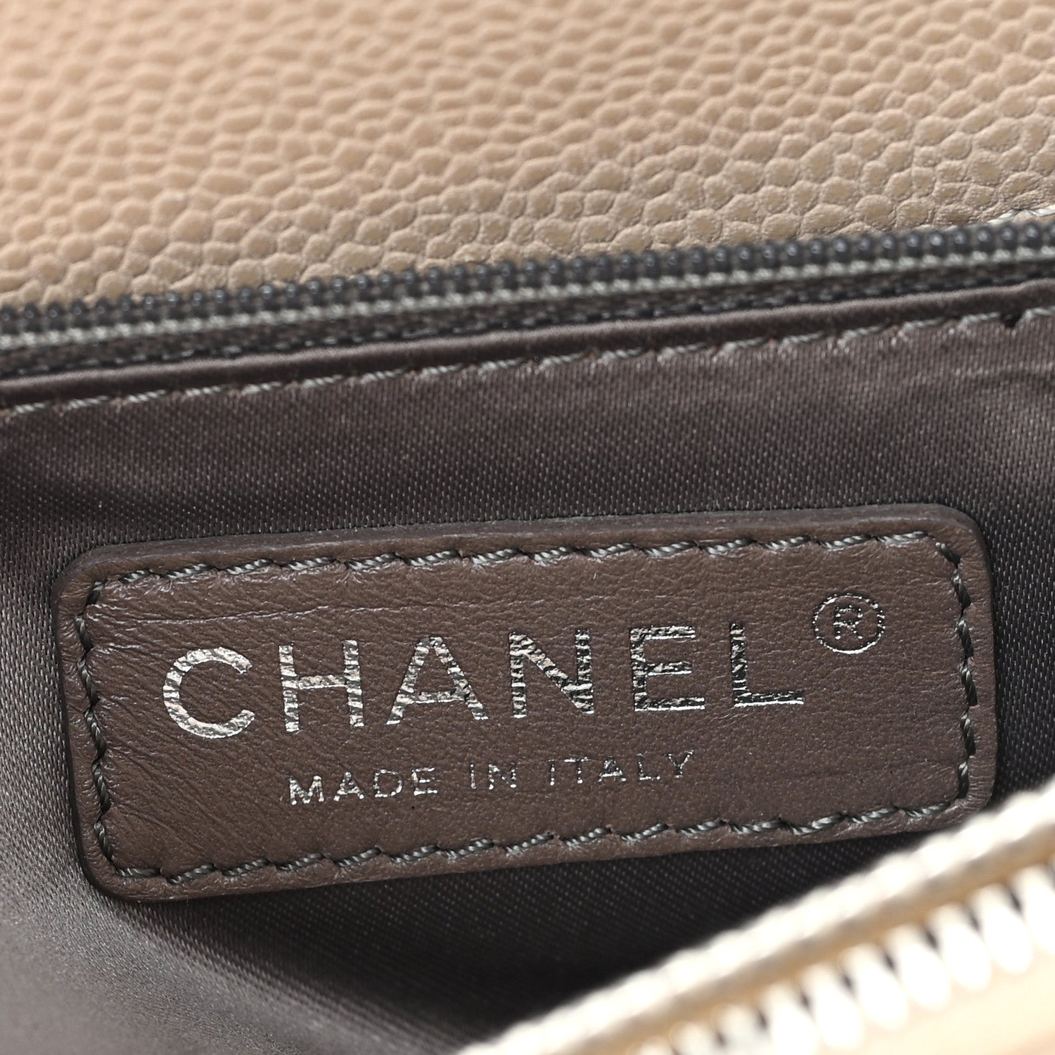 Chanel Caviar Quilted Grand Shopping Tote GST Beige